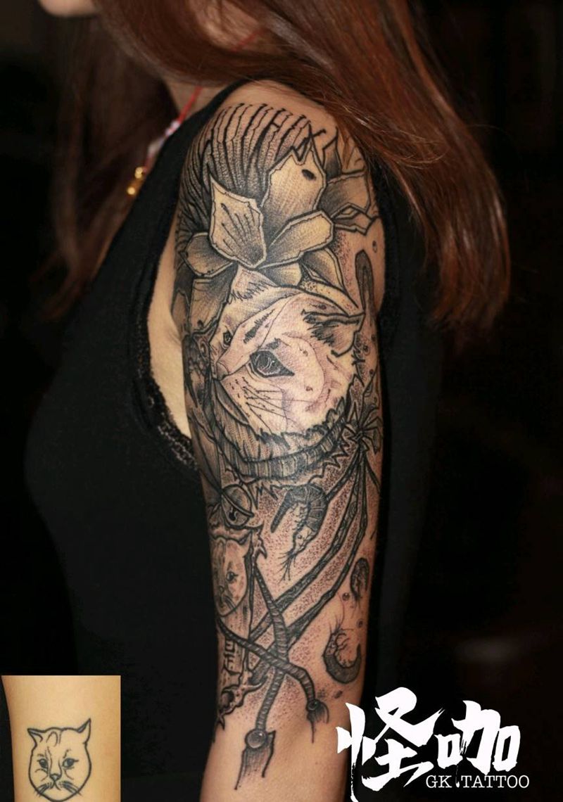 修改再添加纹身图片