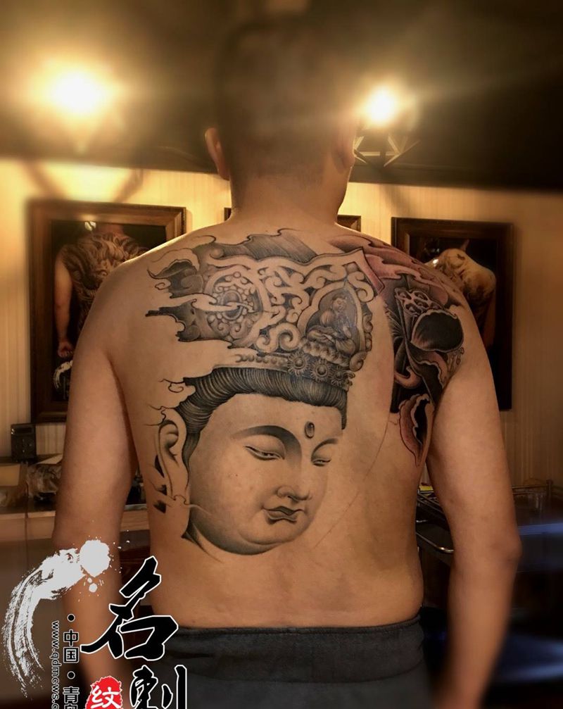 文殊菩萨进程纹身图片