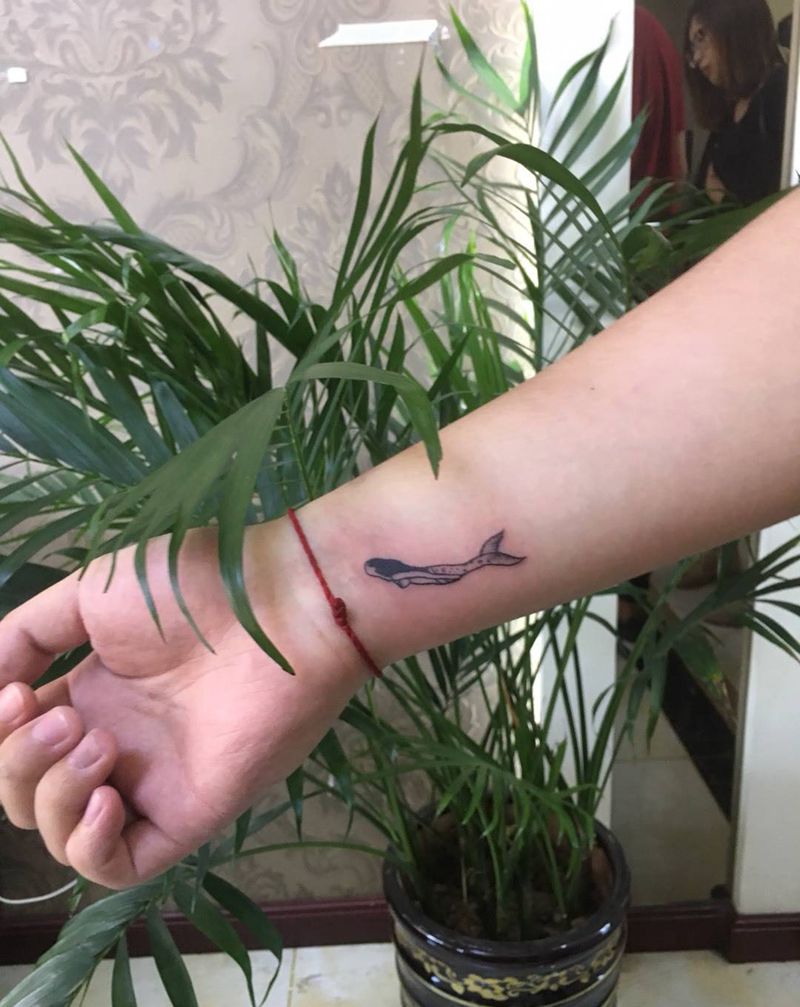 美人鱼纹身图片