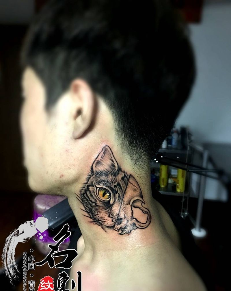 敏感位置纹身图片