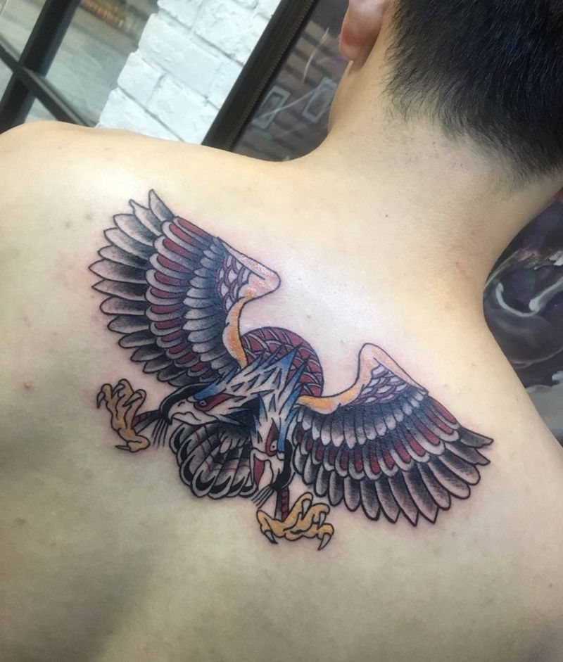 双头鹰纹身图片