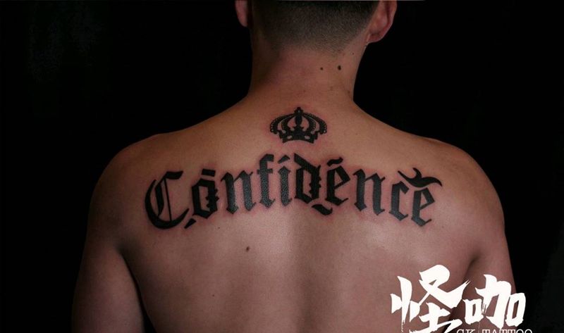 哥特字母纹身图片