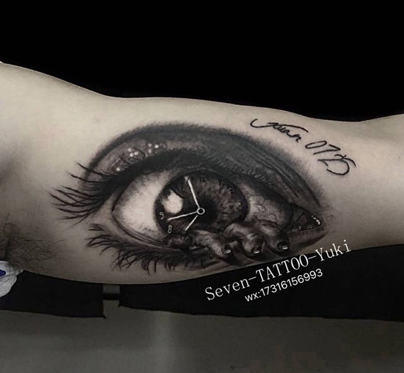 你是我的眼纹身图片