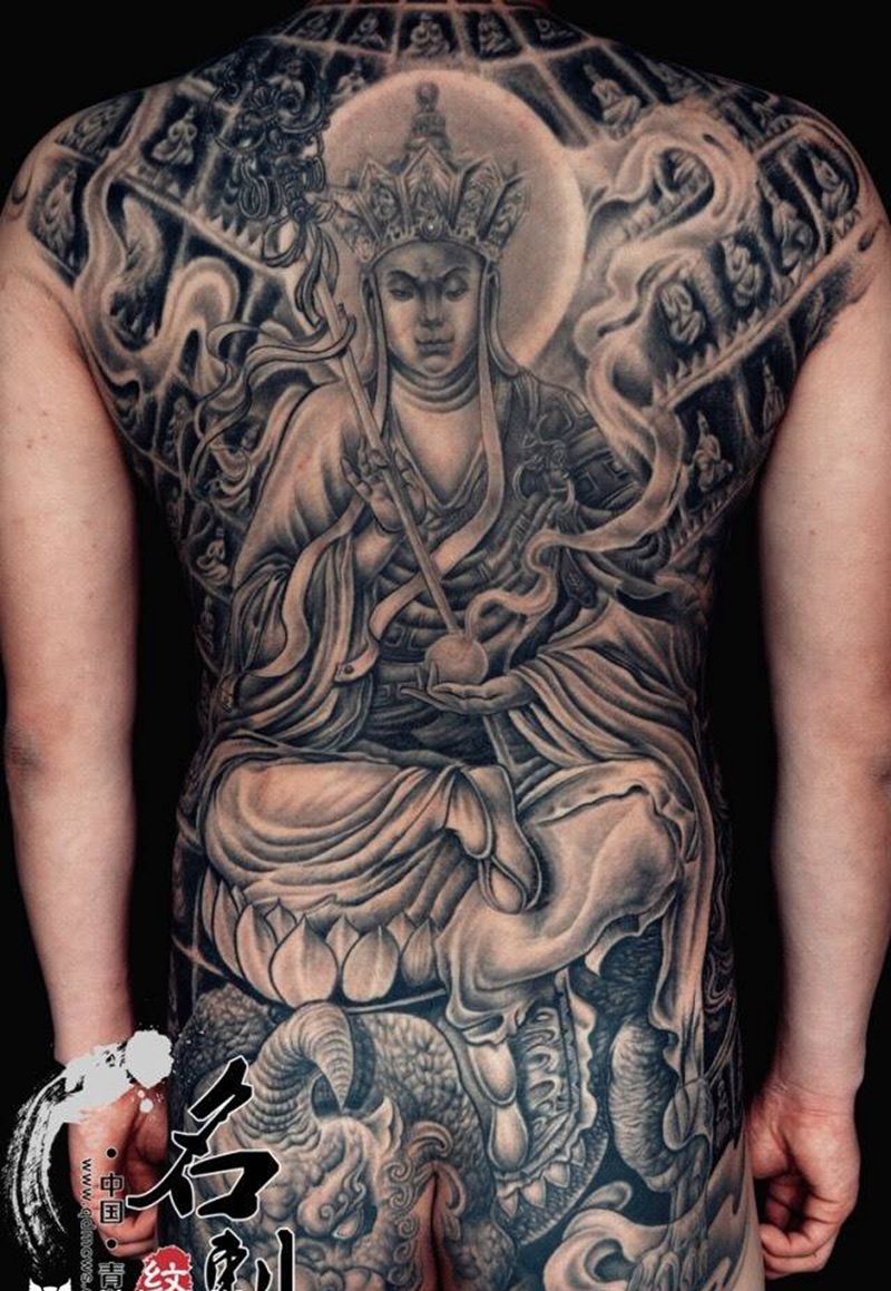 地藏菩萨纹身图片