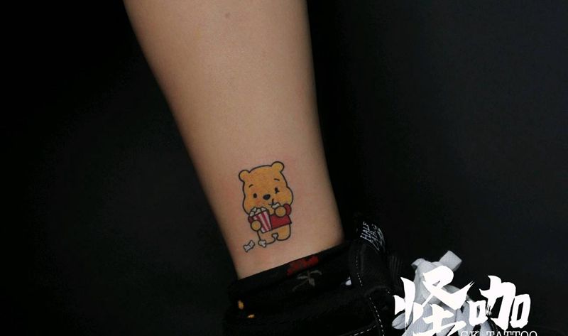 小熊维尼纹身图片