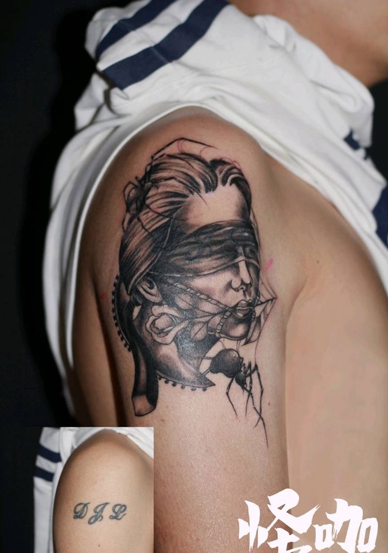 遮盖作品纹身图片