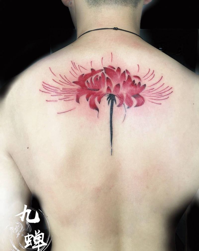 彼岸花纹身图片
