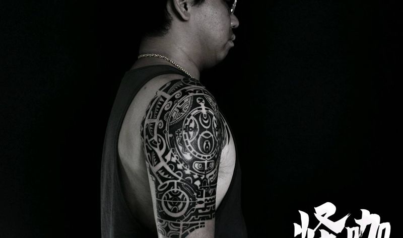 两枚强森同款纹身图片