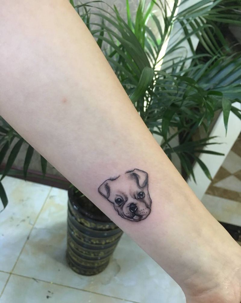 小狗纹身图片