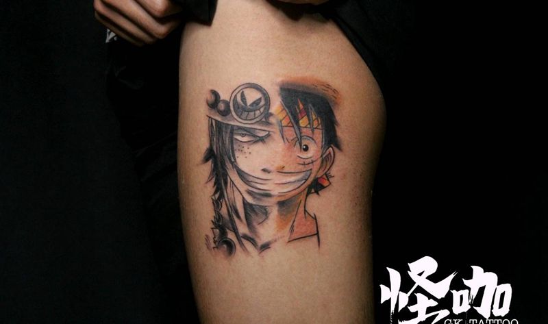 海贼王纹身图片