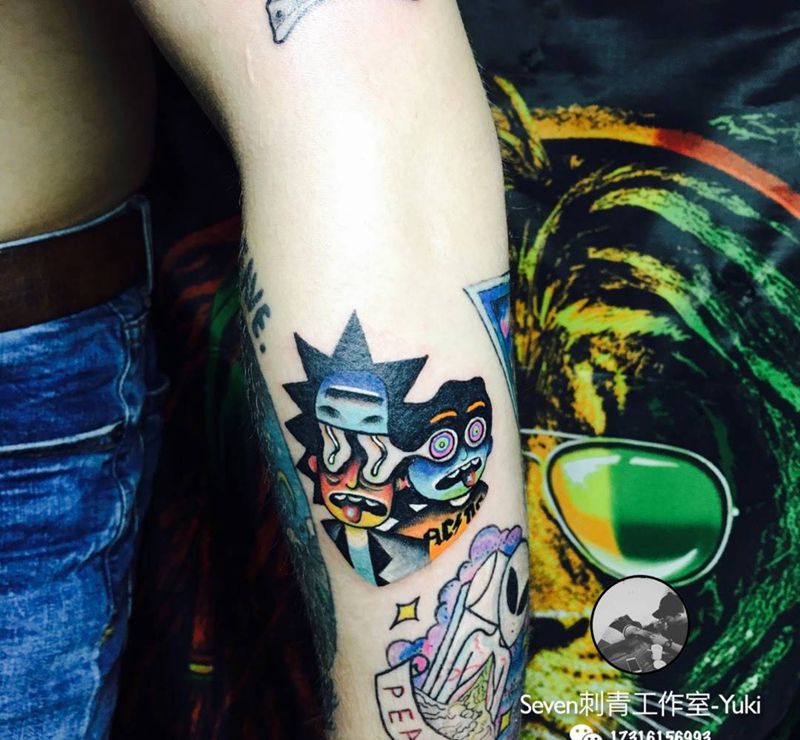 不一样的风格纹身图片