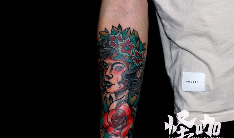 newschool纹身图片