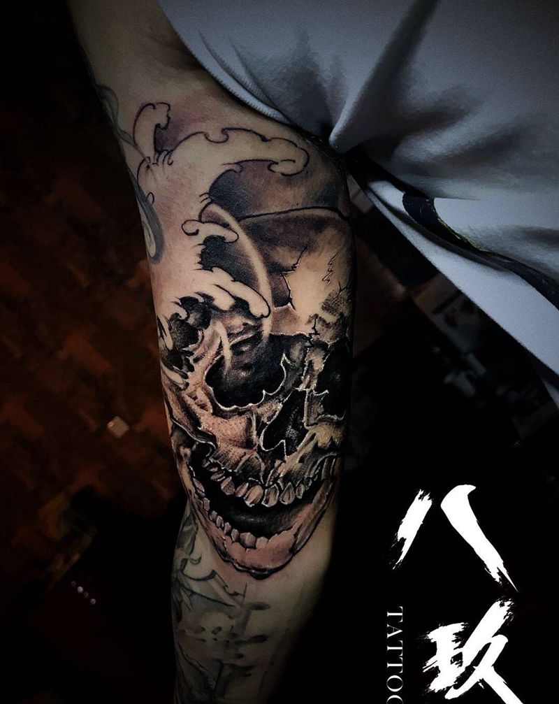 骷髅纹身图片
