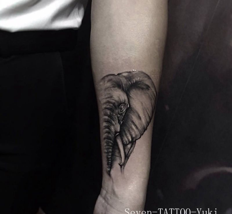 象纹身图片