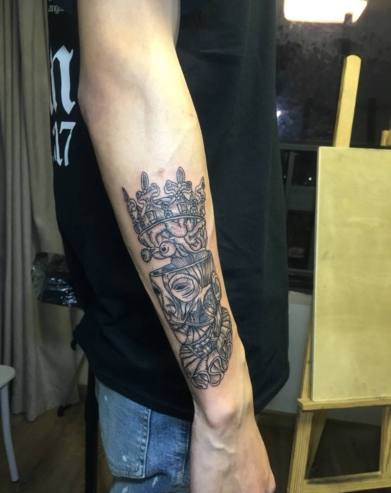 黑暗风格纹身图片