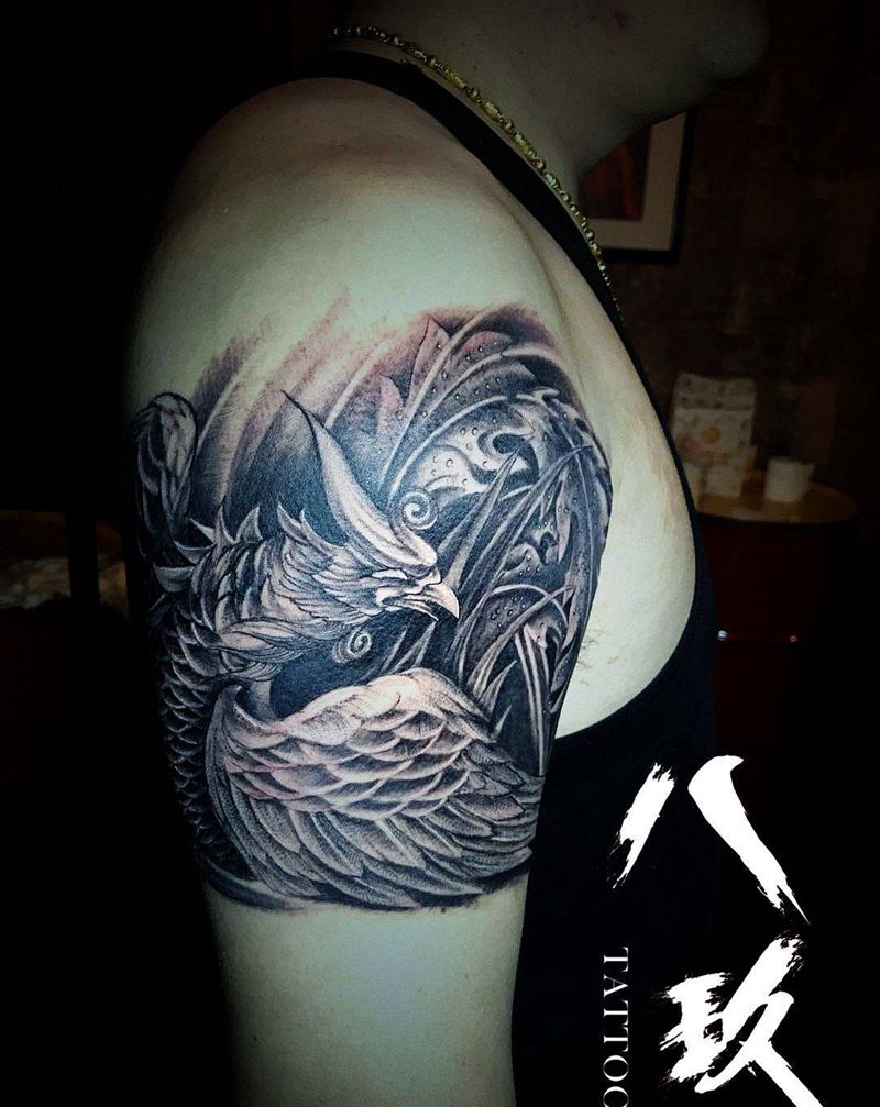 凤凰纹身图片