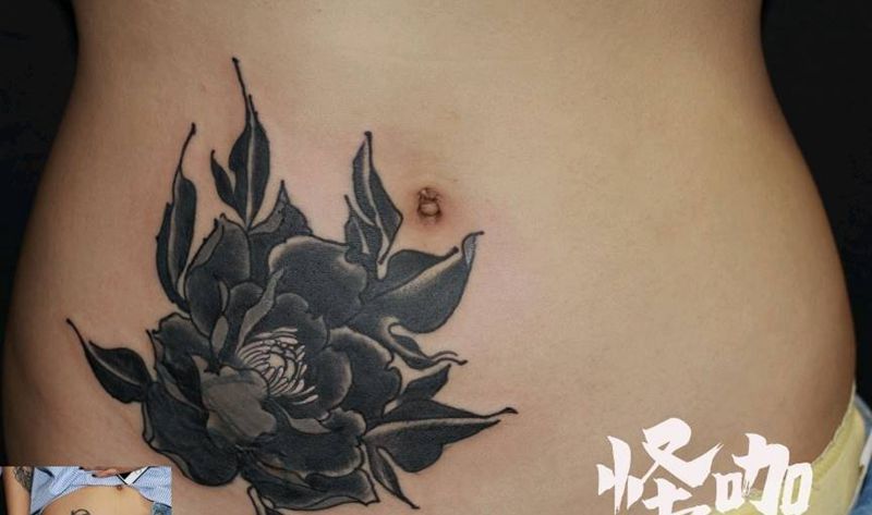 遮盖作品纹身图片