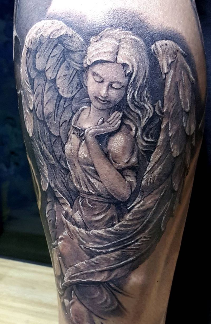 天使纹身图片