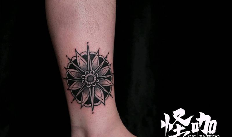 小繁花纹身图片