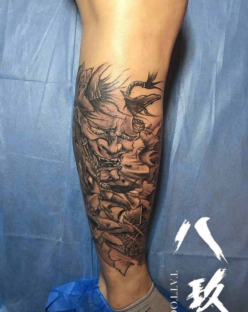 般若鲤鱼纹身图片