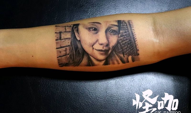肖像作品纹身图片