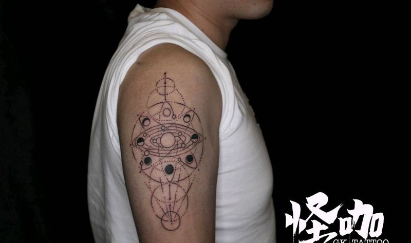 宇宙纹身纹身图片