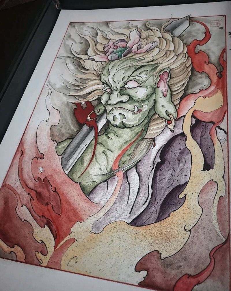 传统放送统统优惠价七折纹身图片