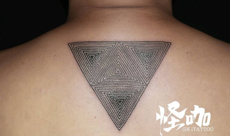 神秘几何纹身图片