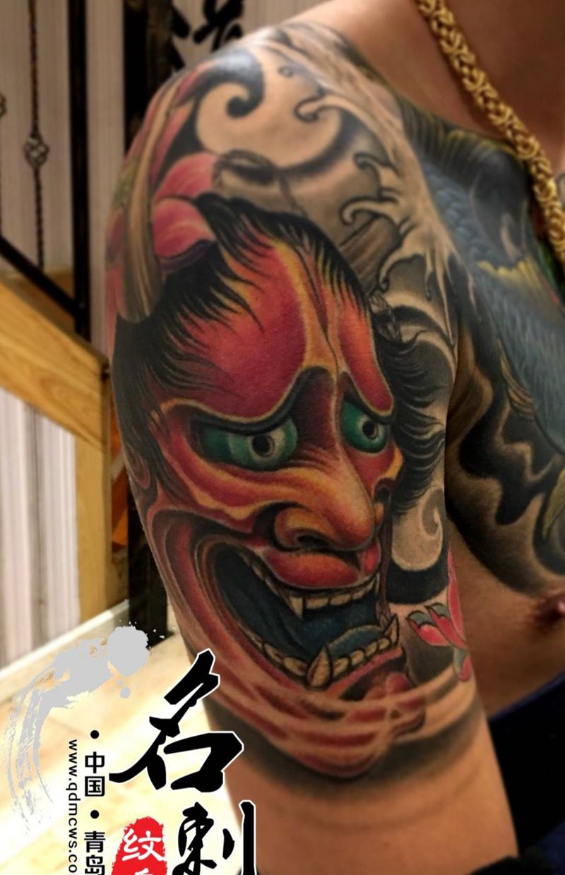 大臂般若恢复两年后纹身图片