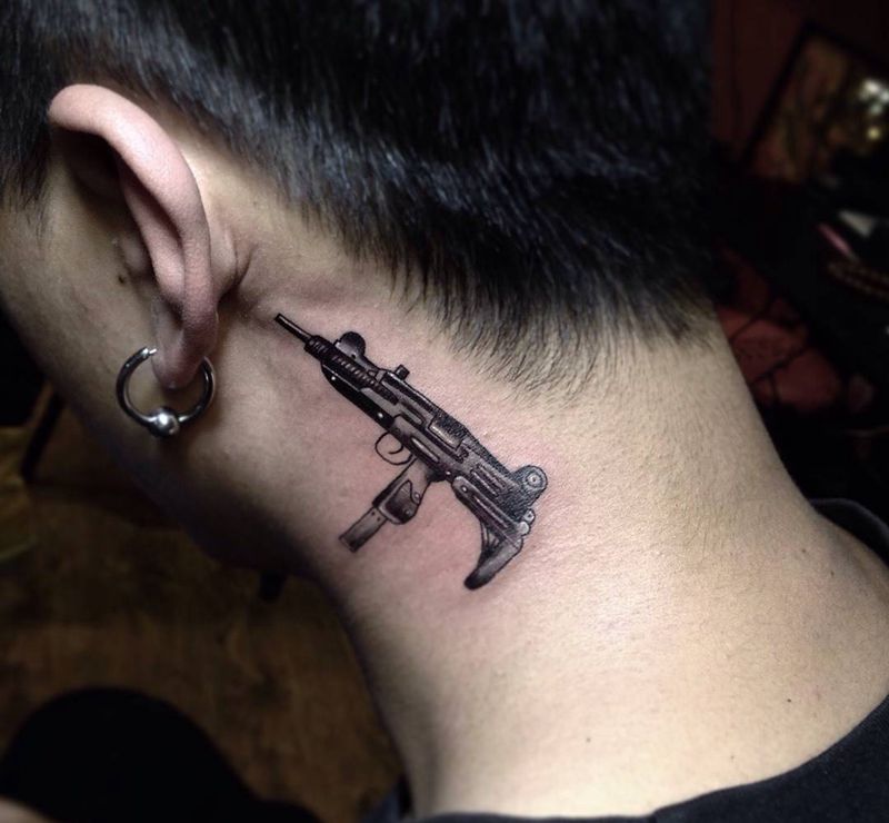 哒哒哒纹身图片