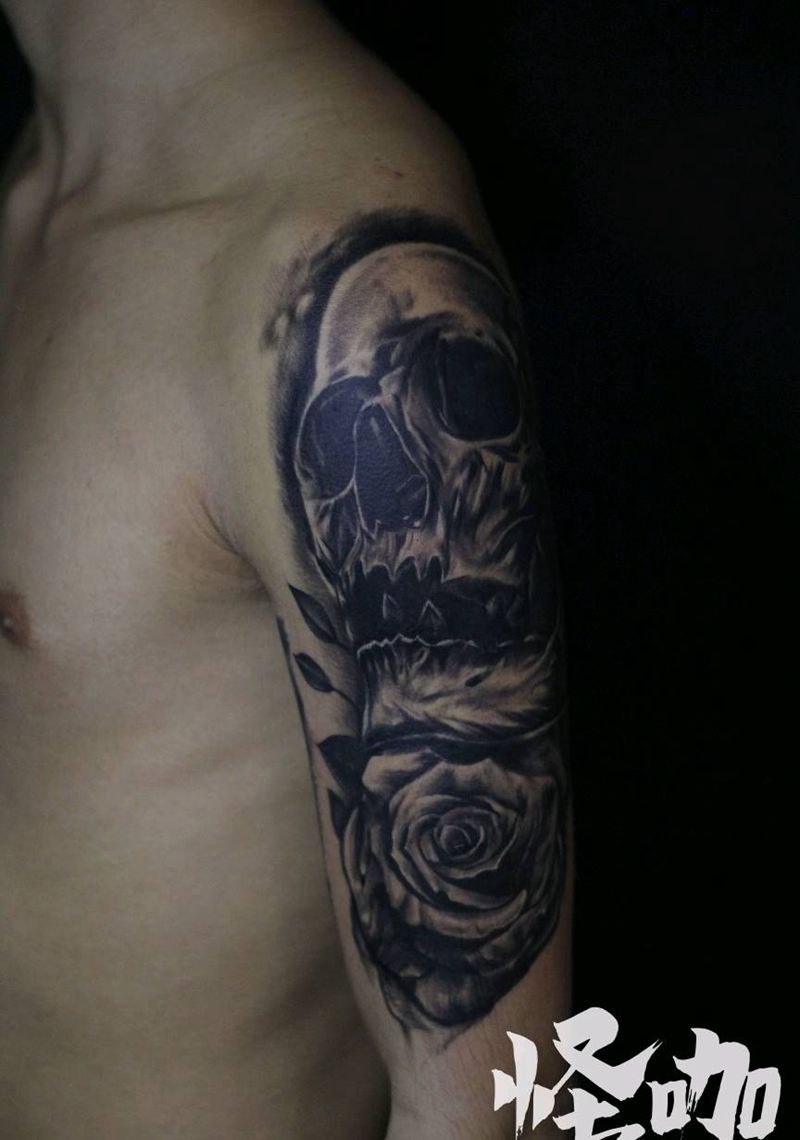 骷髅纹身图片