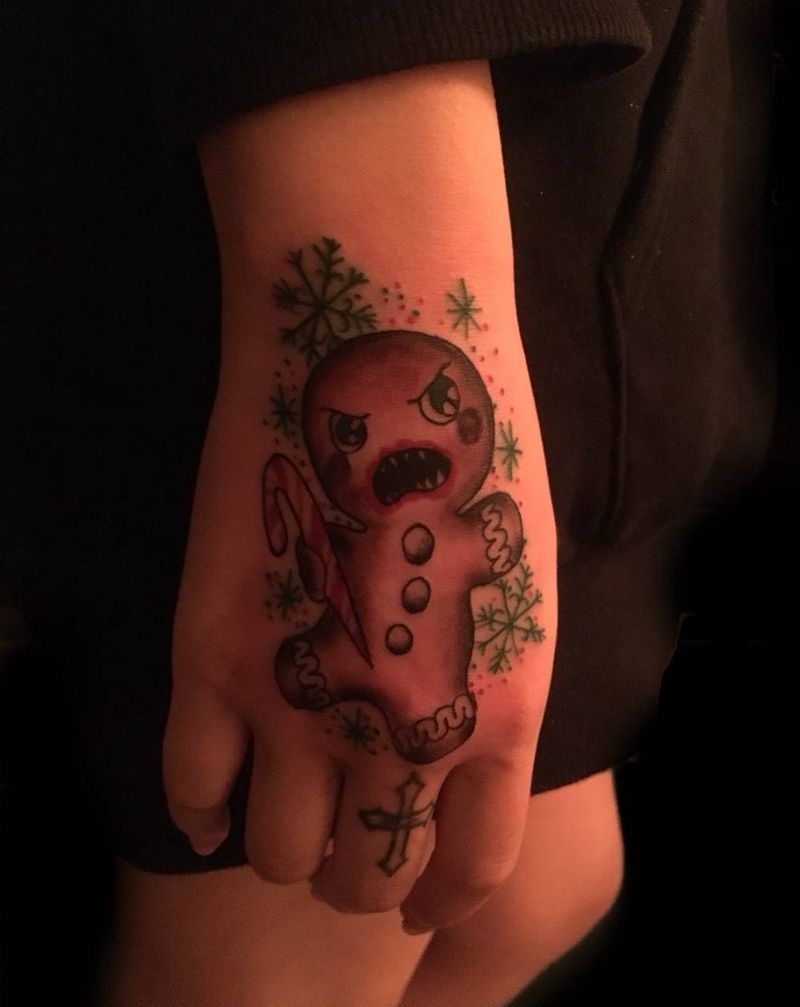 可爱小手背纹身图片