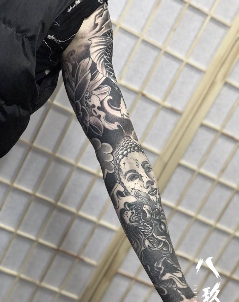 修改遮盖纹身图片