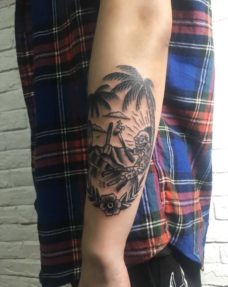 old school纹身图片