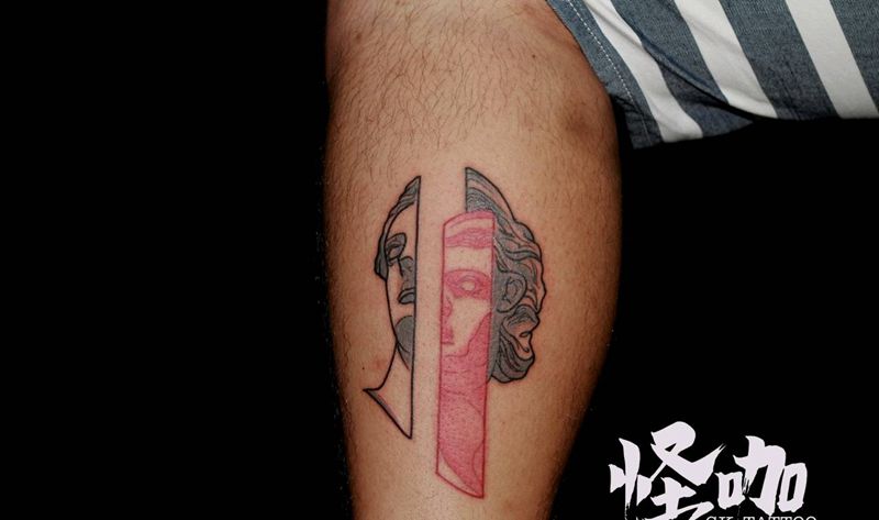 艺术感纹身图片