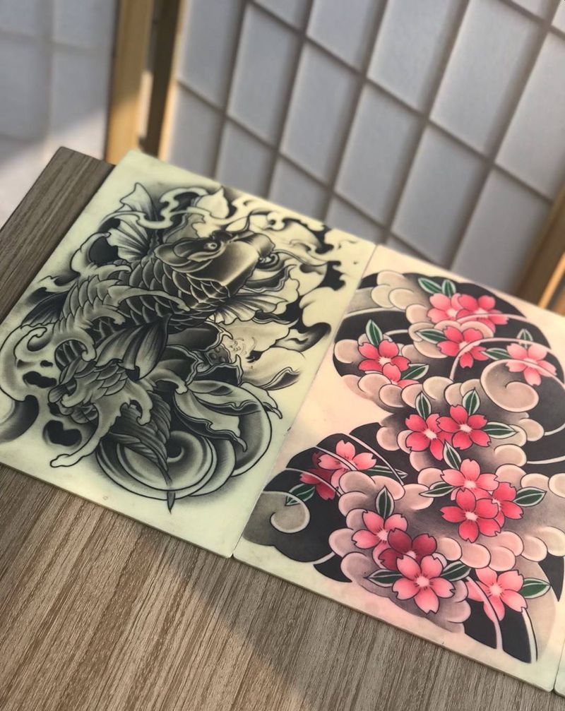 徒弟练习皮纹身图片