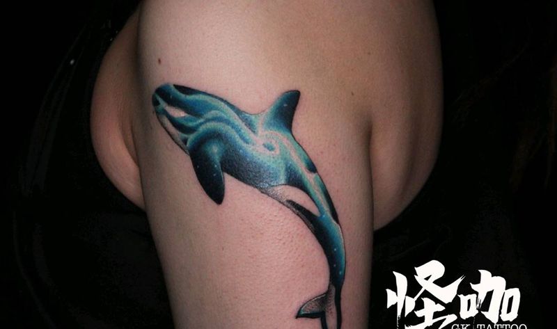 鲸鱼纹身图片