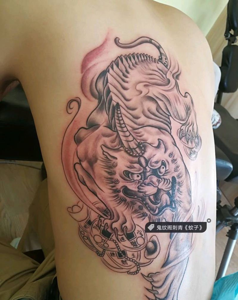 貔貅纹身图片