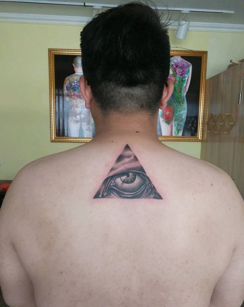 上帝之眼纹身图片