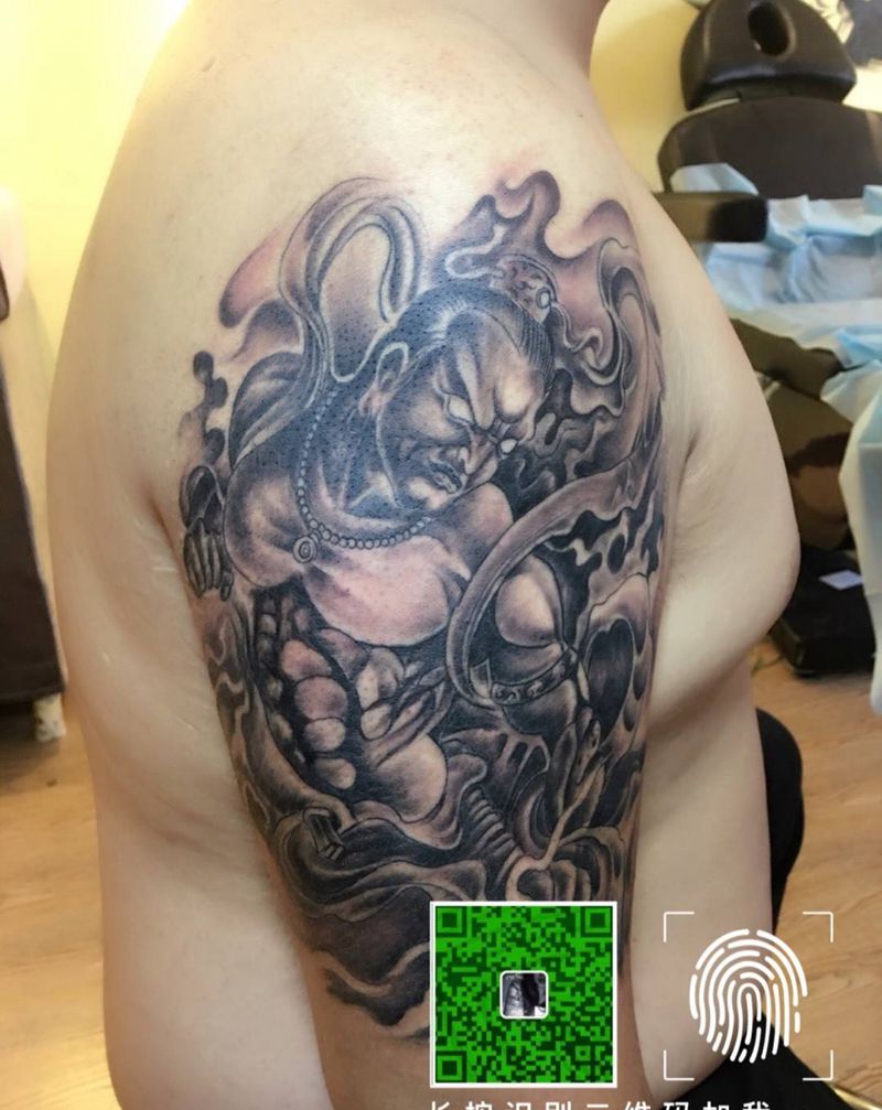 金刚力士纹身图片