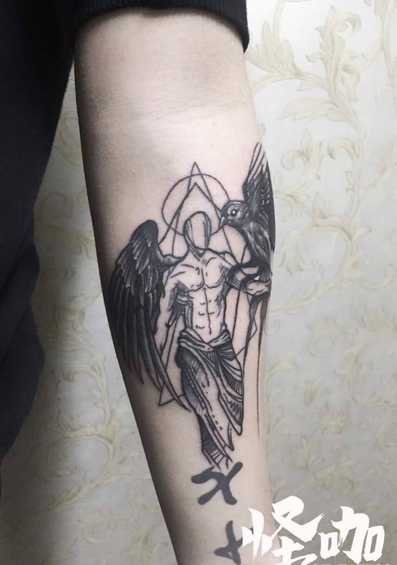 天使纹身图片