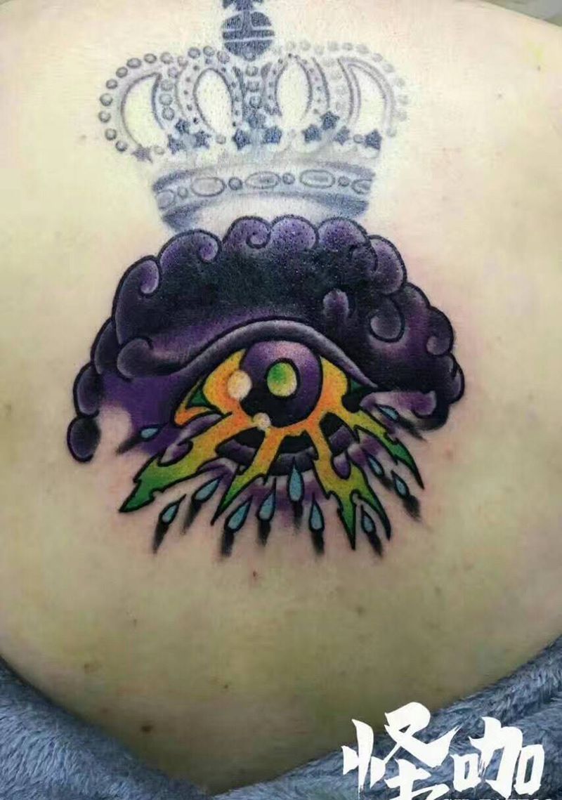 眼school纹身图片