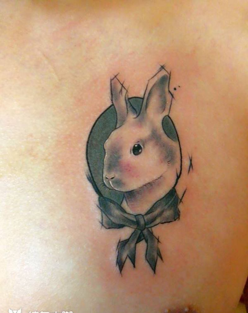 小兔子纹身图片