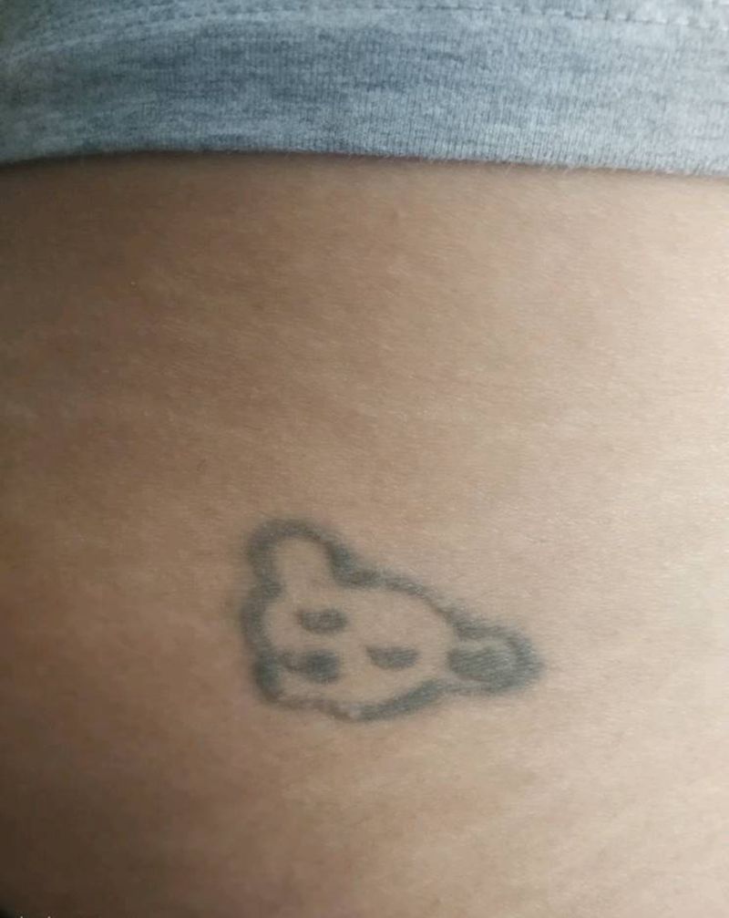 钱袋小遮盖纹身图片