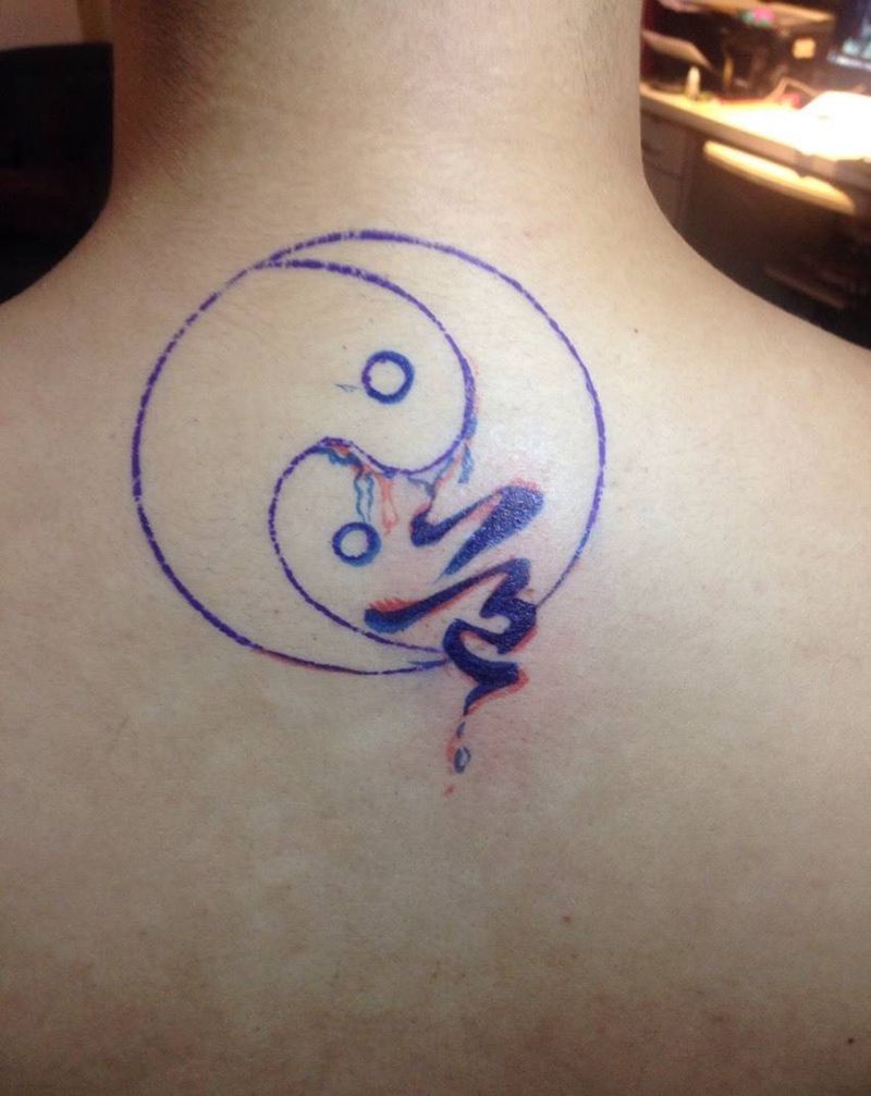 原创设计太极图纹身图片