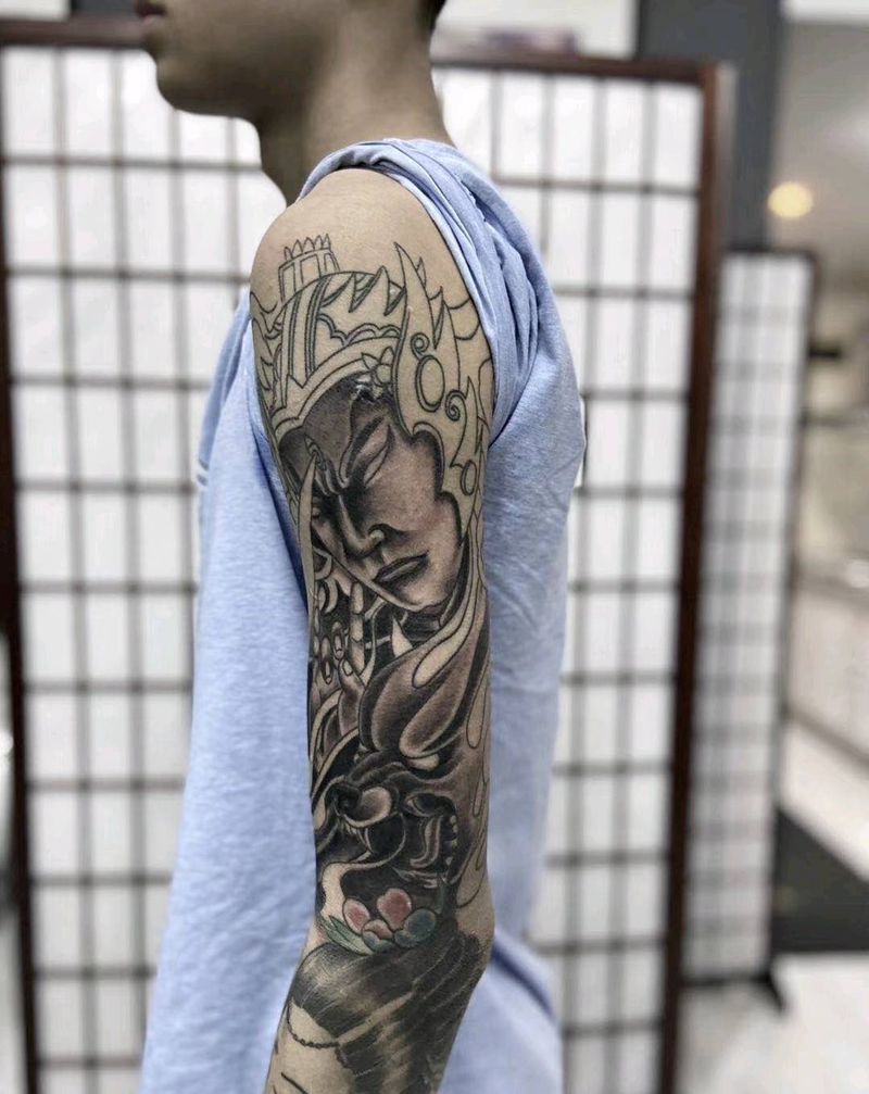 修改花臂纹身图片_手臂纹身图案