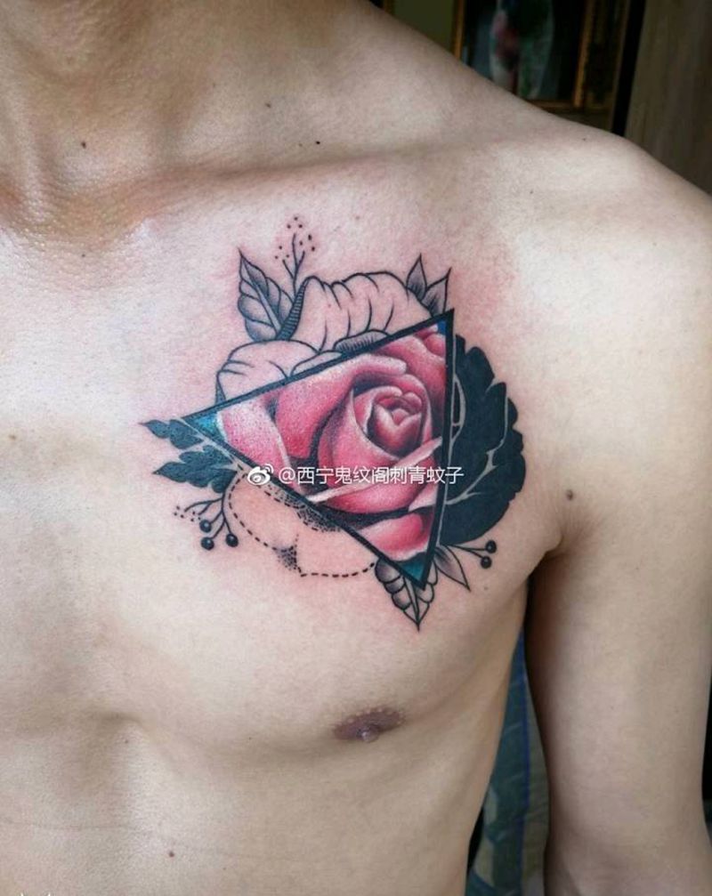玫瑰纹身图片