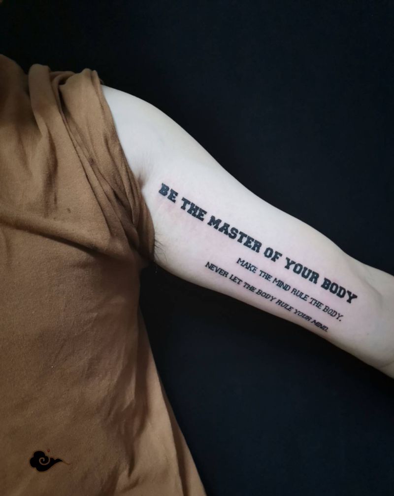 英文字母纹身图片_手臂英文纹身图案