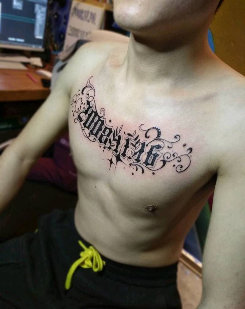 宝宝生日纹身图片