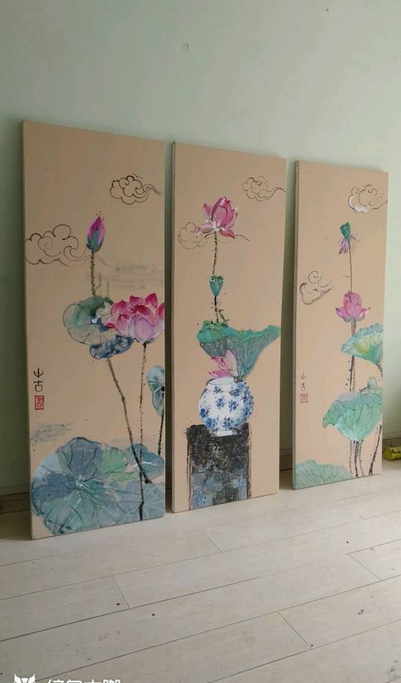 艺术小作纹身图片_手臂水彩水墨纹身图案